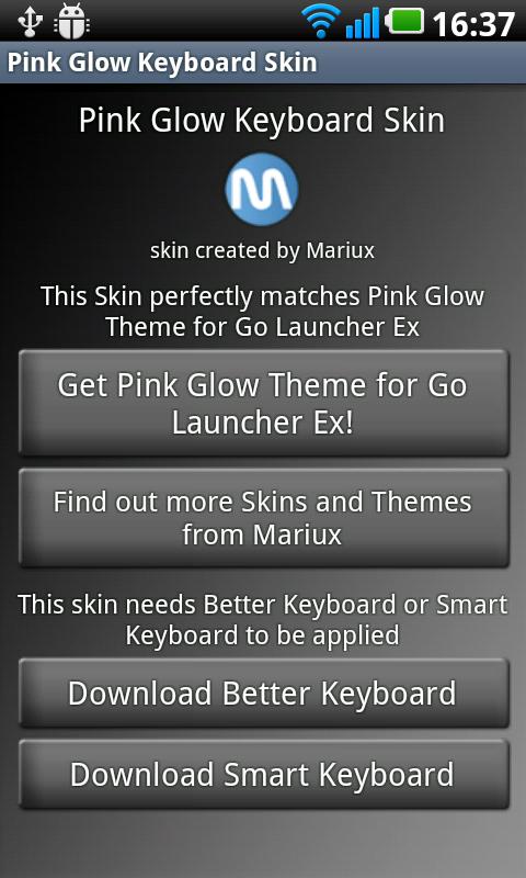 Pink Glow Better Keyboard Skin