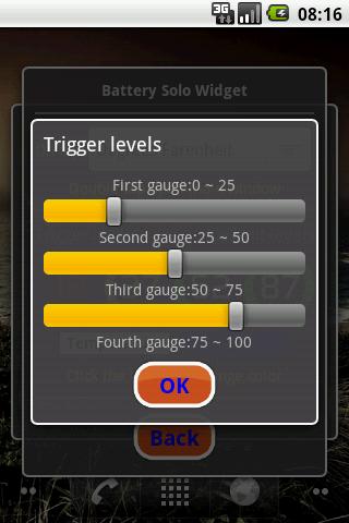 Battery Solo Widget Pro