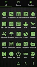 ADW Apex GO Theme Faded Green