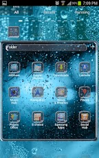 Water Drops Go Launcher Theme