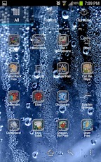 Water Drops Go Launcher Theme