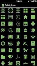 ADW Apex GO Theme Faded Green