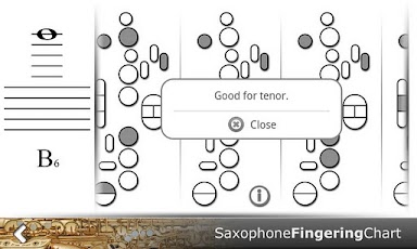 Saxophone Fingering Chart