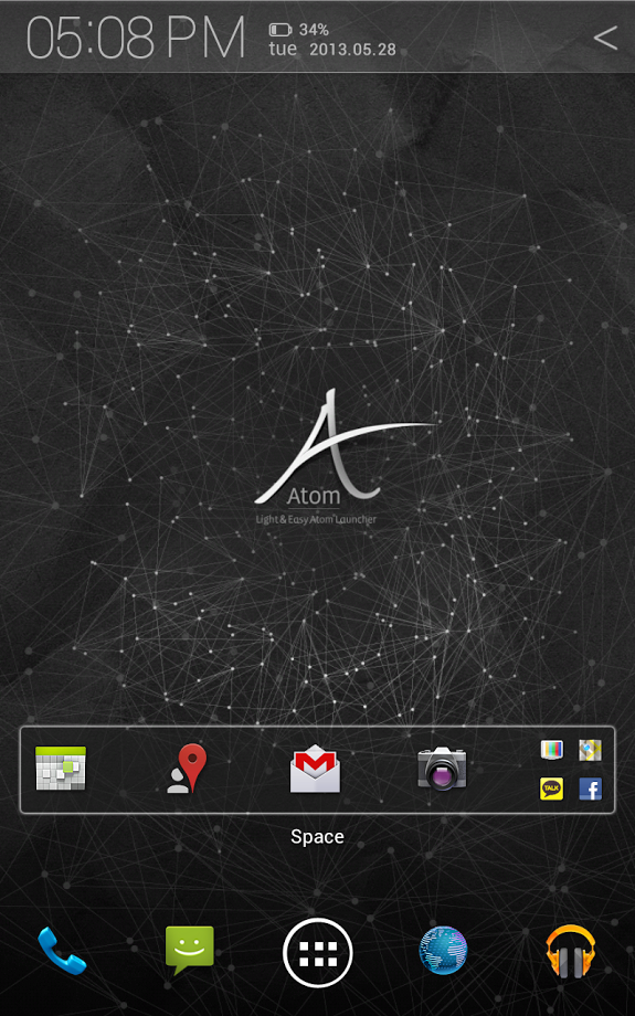 Space Atom theme