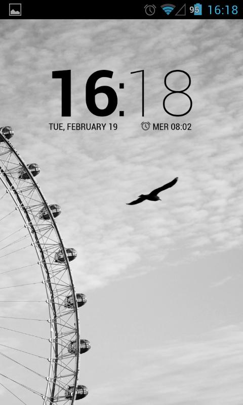 Nexus 4 Date Clock UCCW Skin