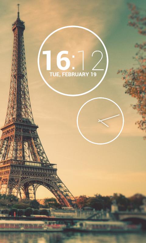 Nexus 4 Date Clock UCCW Skin