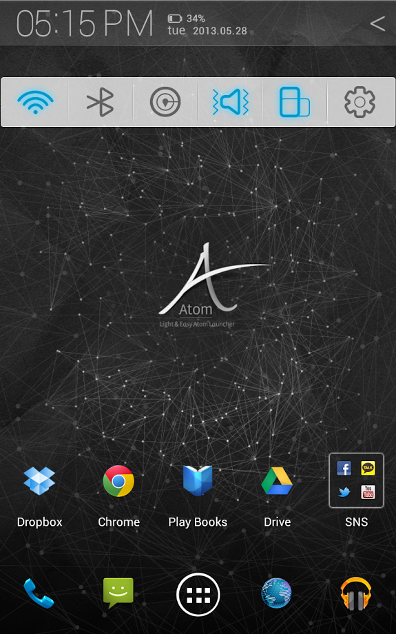 Space Atom theme