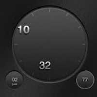 Analog Digital Clock grey UCCW 1.2