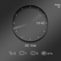 Transparent Clock UCCW skin 1.3