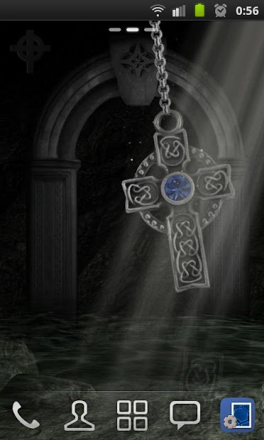 3D Celtic Cross Wallpaper