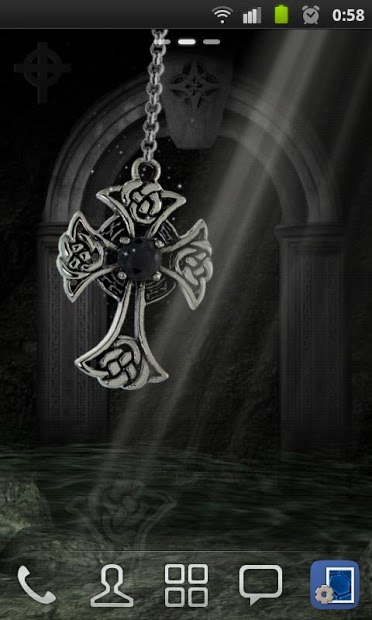 3D Celtic Cross Wallpaper