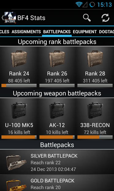 Battlefield BF4 Stats