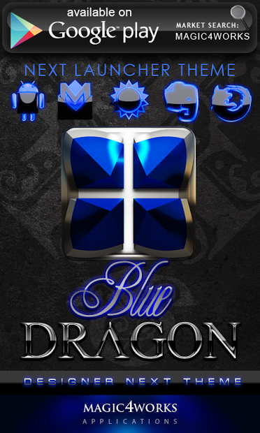 blue dragon laser clock