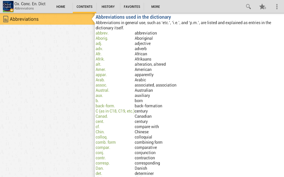 Concise Oxford English