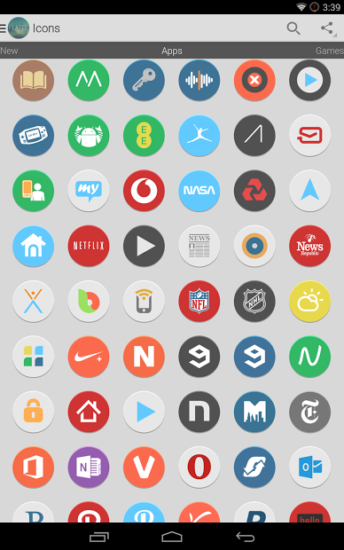 Flatee - Icon Pack