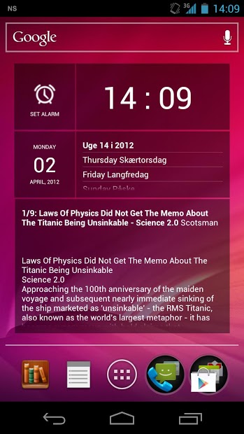 Glass Widgets ICS