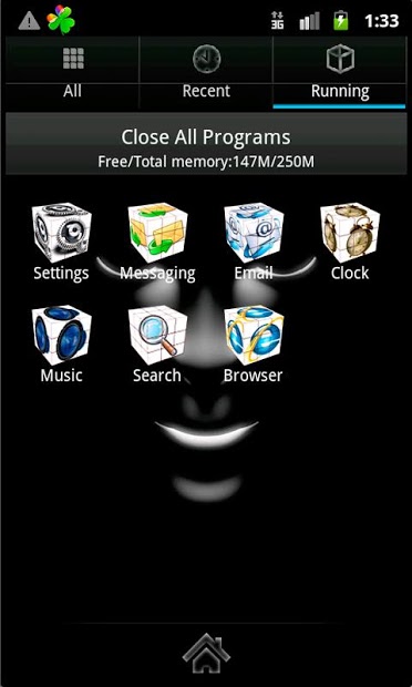 go launcher theme rubik 3d