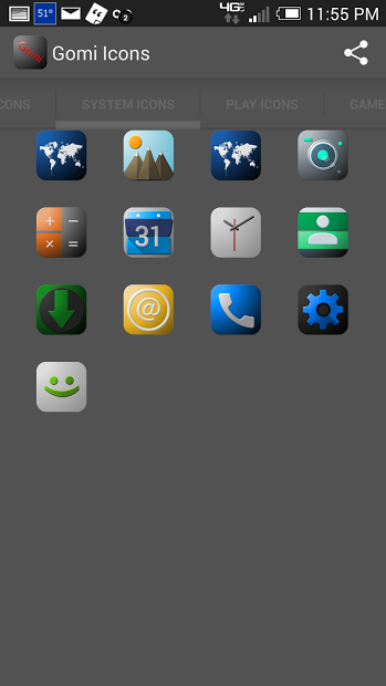 Gomi Icons Nova/Apex/ADW