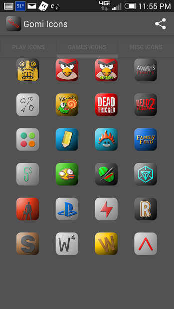 Gomi Icons Nova/Apex/ADW