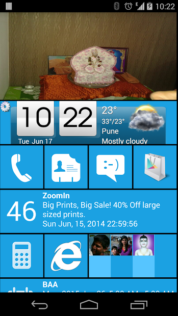 Home 8 + Launcher aLive Tiles