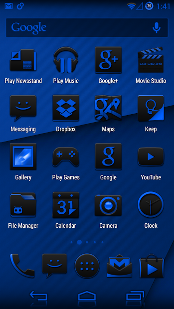 JB Extreme Theme Blue CM11