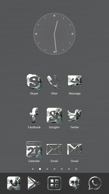 Krome Theme - 1310+ Icon Pack