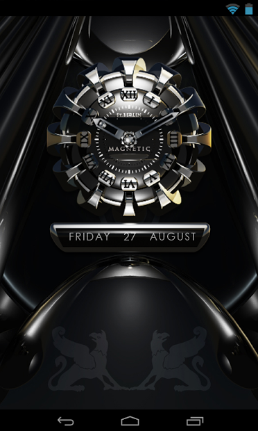 MAGNETIC designer clock widget