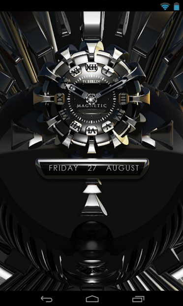 MAGNETIC designer clock widget