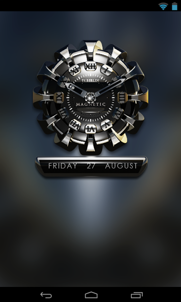 MAGNETIC designer clock widget