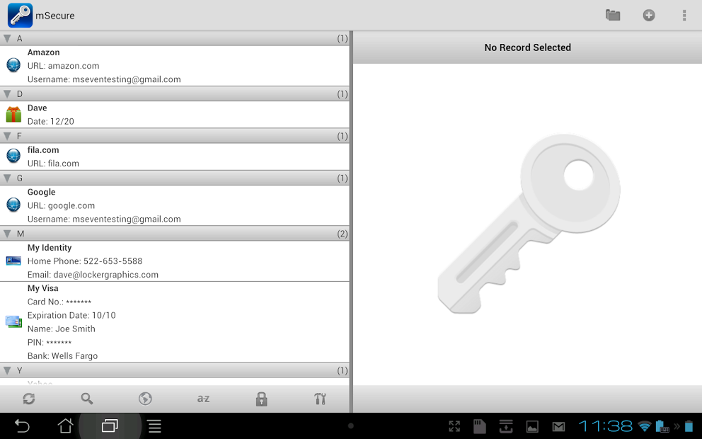 mSecure - Password Manager