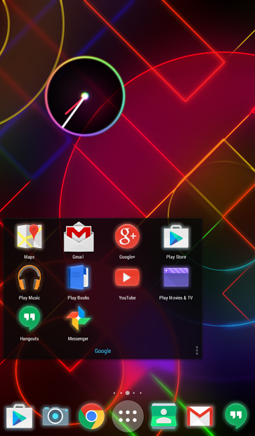 Neon Moonshine Launcher Theme