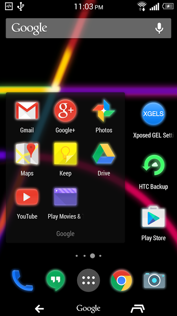 Neon Moonshine Launcher Theme