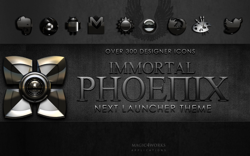 Phoenix HD NEXT launcher theme