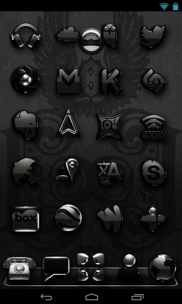 Phoenix HD NEXT launcher theme