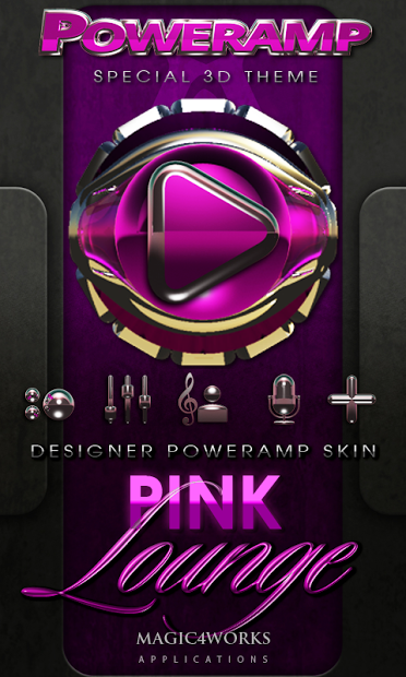 Pink Lounge HD Poweramp skin