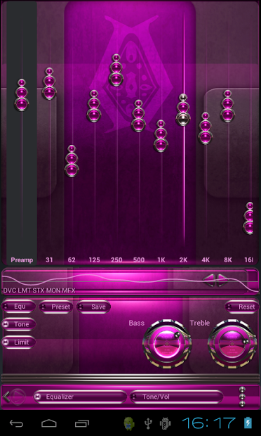 Pink Lounge HD Poweramp skin