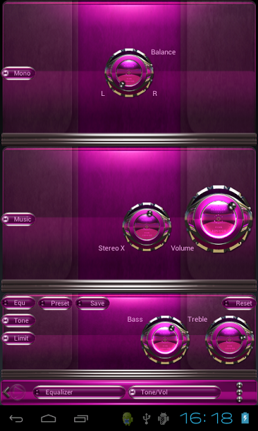 Pink Lounge HD Poweramp skin