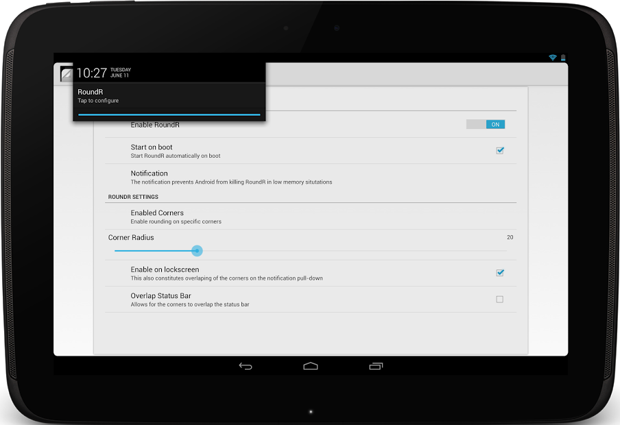 Roundr - Round Screen Corners