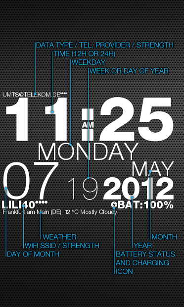 wp clock design live wallpaper