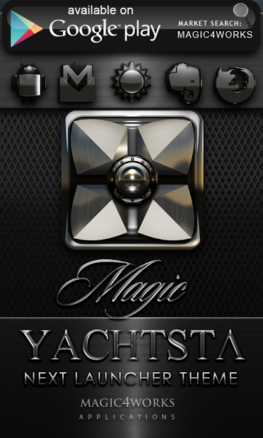 YACHT designer clock widget