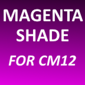 Magenta Shade - CM12 Theme 