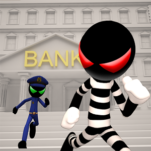 Stickman Bank Robbery Escape 1.1