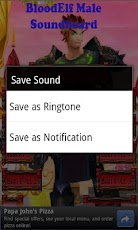 Blood Elf Male Sound Board