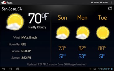 Recast Weather and Widgets