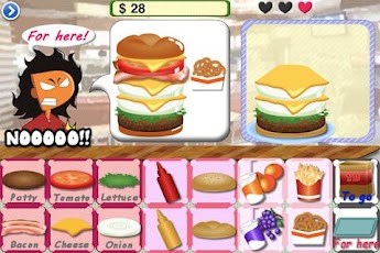 Yummy Burger kids cooking game