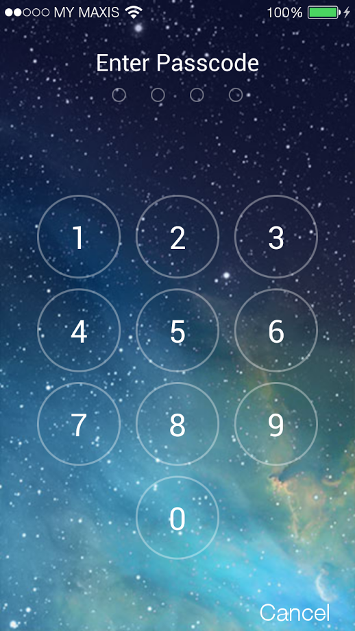 iOS 7 Lockscreen Parallax HD