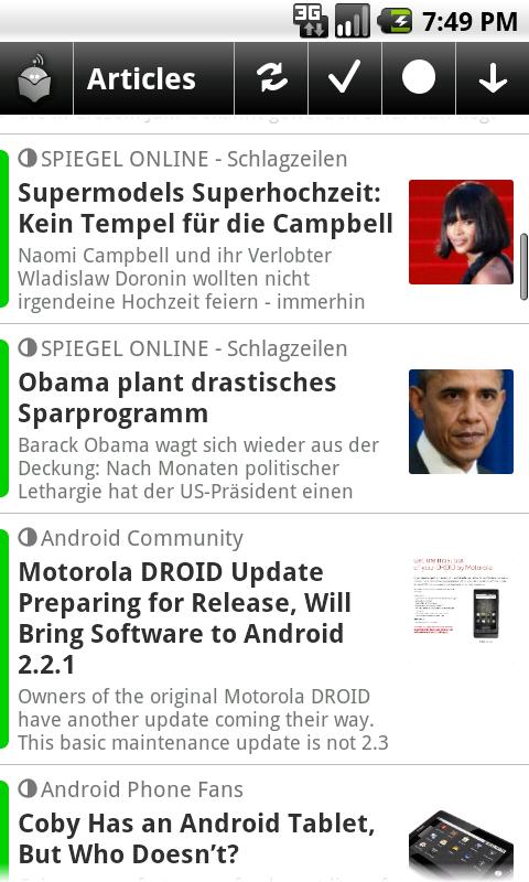 NewsRob (Google Reader / RSS)