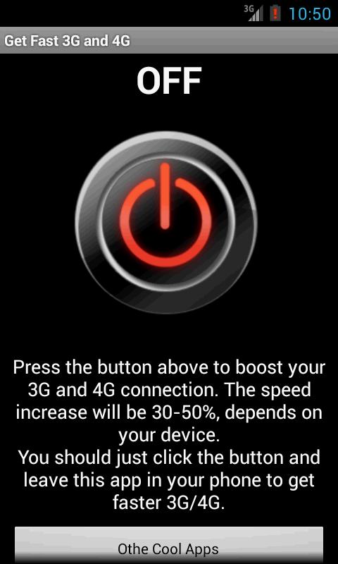 GET FASTER 3G & 4G