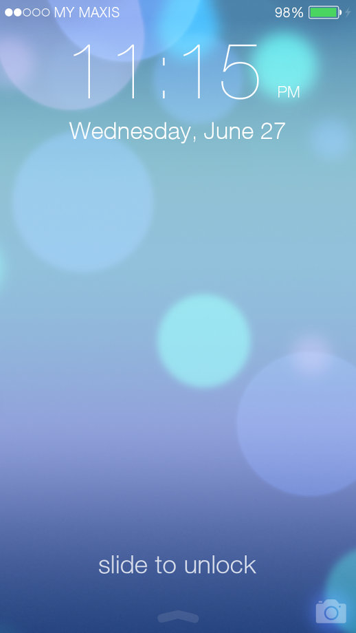 iOS 7 Lockscreen Parallax HD