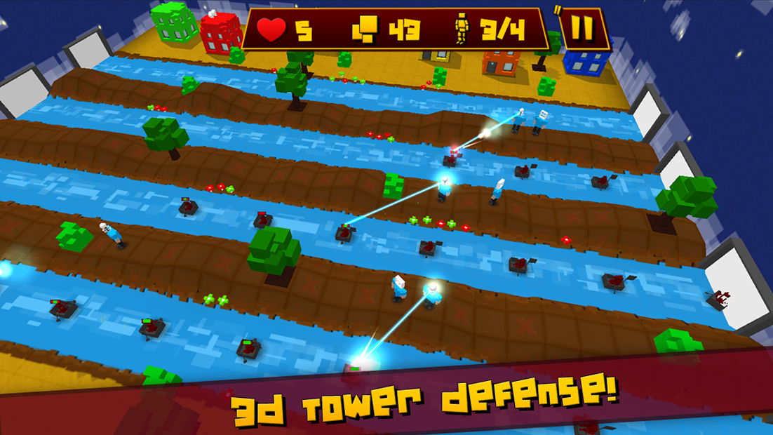 Block Defender: Tower Defense (Unlimited Life/Gold)